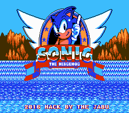 Sonic the Hedgehog (NES) Improved Title Screen